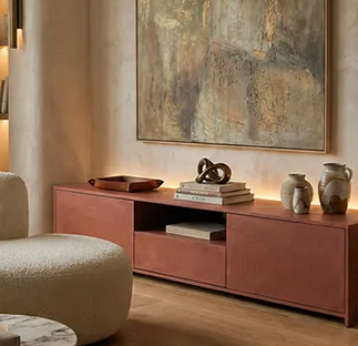 Fuego & Piedra sideboard in a living room
